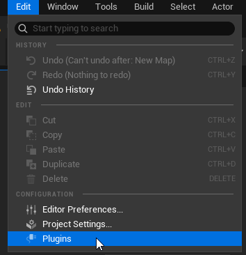 Loading the plugin browser