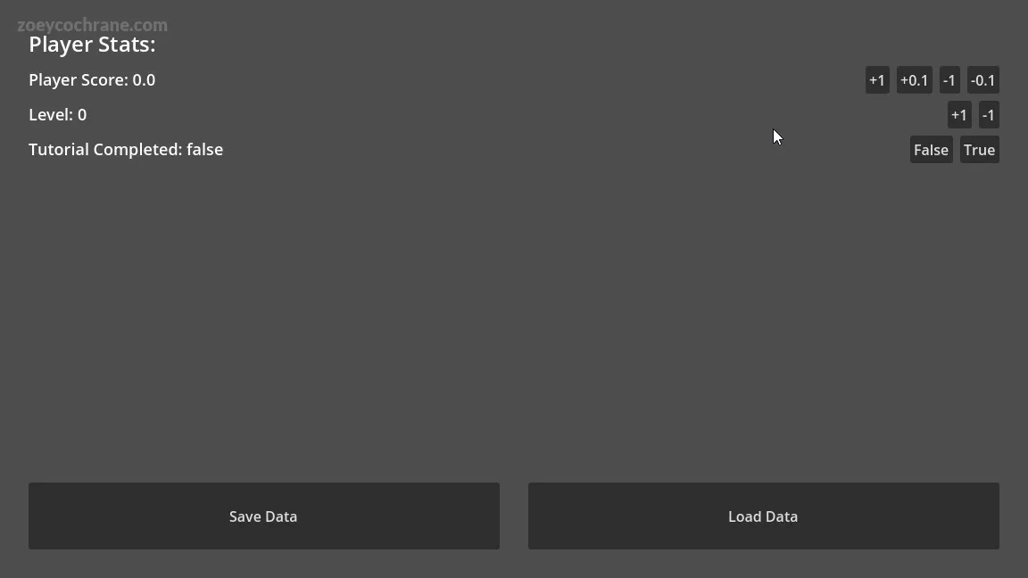 Example UI Scene