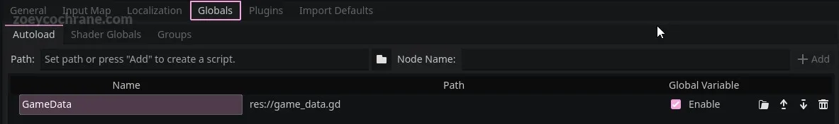 GameData Autoload